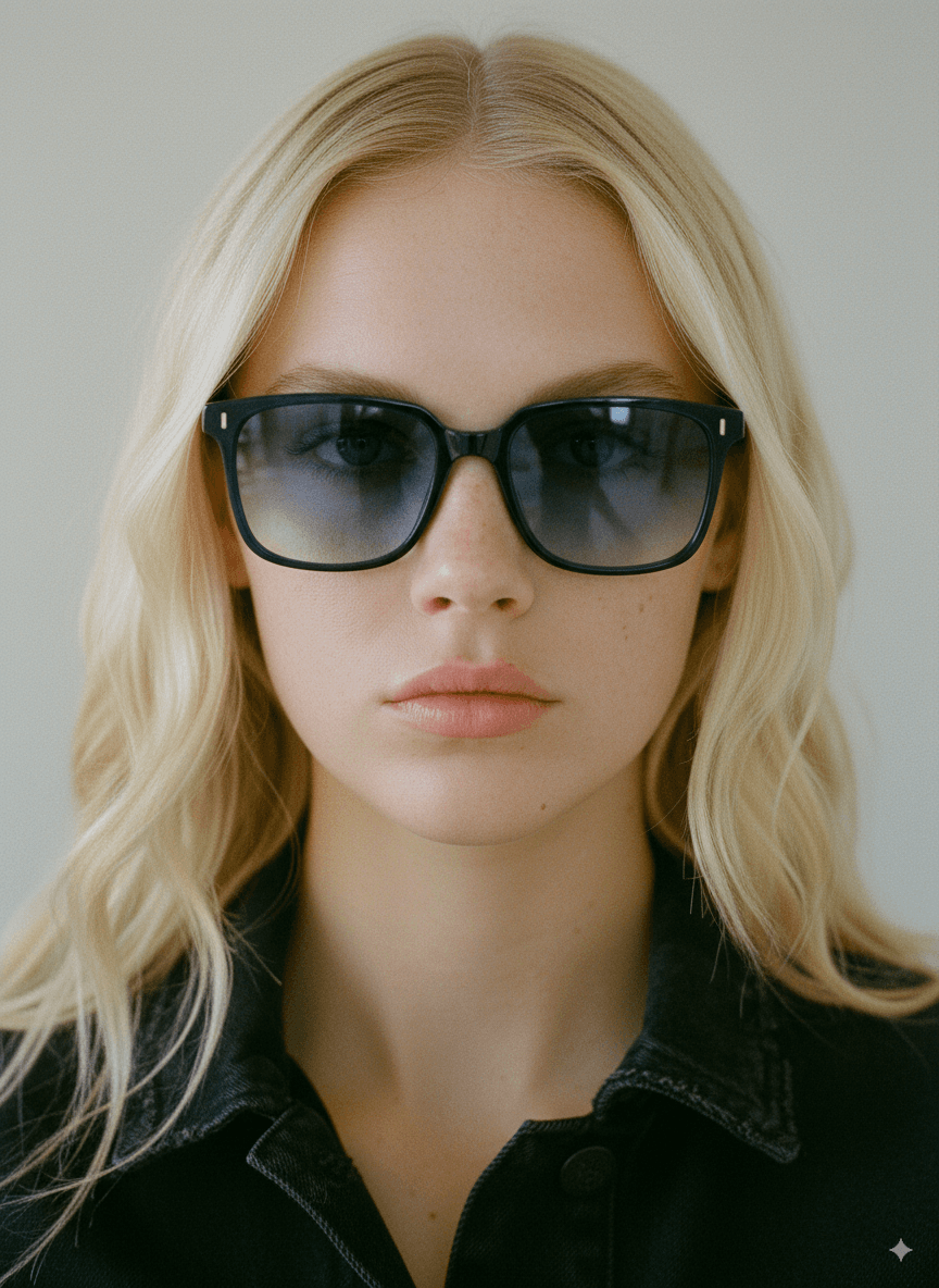 Aviator Sunglasses with AI model